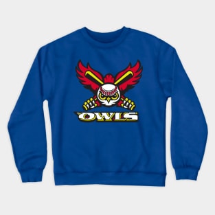 Owls Baseball Logo Crewneck Sweatshirt